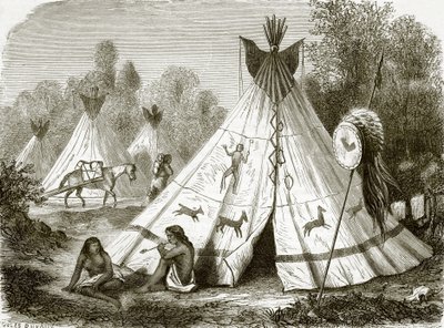 Comanche-intiaanien leiri tekijältä English School