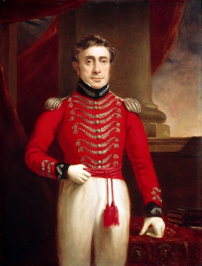 Kapteeni David Leighton (1774-1860) 4. rykmentin alkuperäisjalkaväki, n. 1804 tekijältä English School