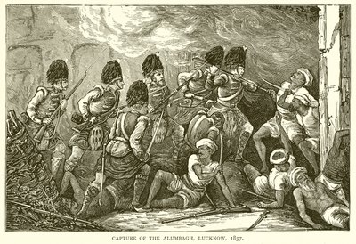 Alumbaghin vangitseminen, Lucknow, 1857 tekijältä English School