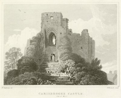 Carisbrooke Castle, Isle of Wight (kaiverrus) tekijältä English School