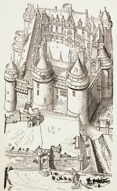 Pierrefondsin linna, Ranska, noin 1880 tekijältä English School