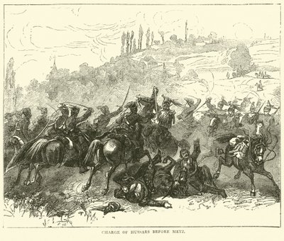Husaarien syytteet ennen Metziä, lokakuu 1870 tekijältä English School