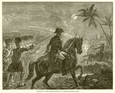 Highlandersin panos Seringapatamissa, 1792 tekijältä English School