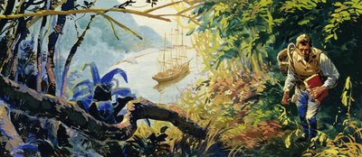 Charles Darwin oli HMS Beaglessa sen matkalla tutkimaan Etelä-Amerikan rannikkoa tekijältä English School