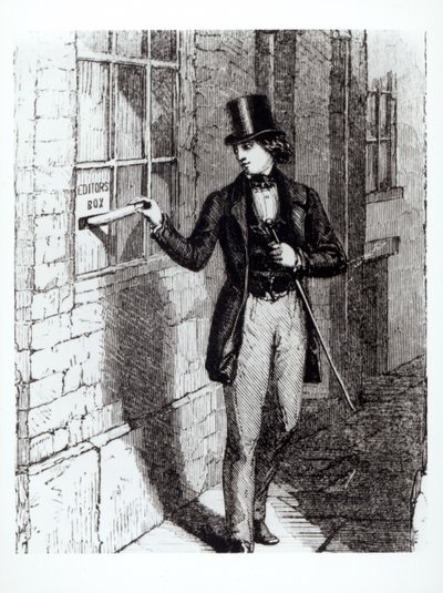 Charles Dickens (1812-70) lähettää tarinoitaan tekijältä English School