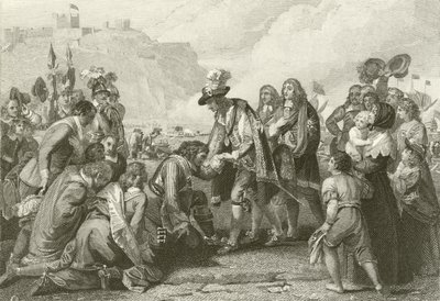 Charles II laskeutuu Doveriin tekijältä English School