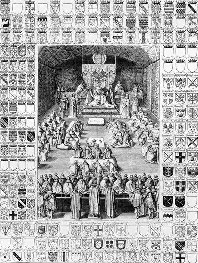 Kaarle I (1600-49) House of Lordsissa tekijältä English School