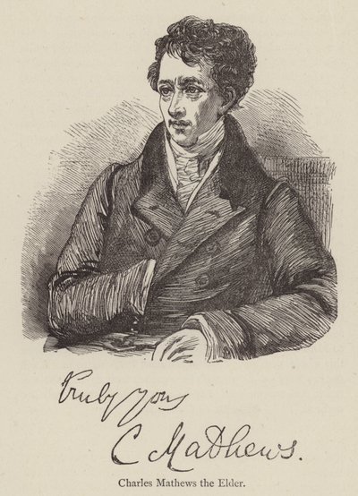 Charles Mathews vanhin (kaiverrus) tekijältä English School