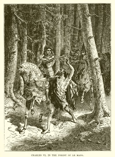 Charles VI Le Mansin metsässä tekijältä English School
