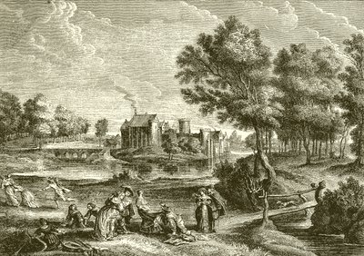 Chateau de Steen. Rubensin asuinpaikka tekijältä English School