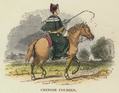 Chinese Courier (värillinen kaiverrus) tekijältä English School