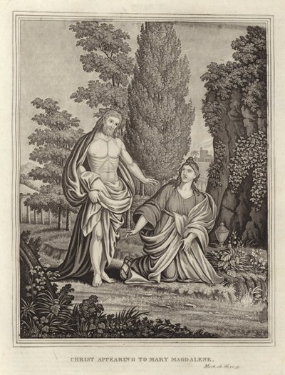 Kristus ilmestyy Maria Magdalenalle tekijältä English School
