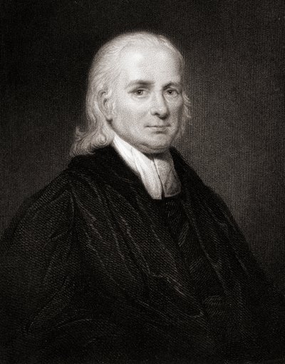 Christian Friedrich Schwartz (1726-96) Galleria of Portraitsista, julkaistu vuonna 1833 tekijältä English School