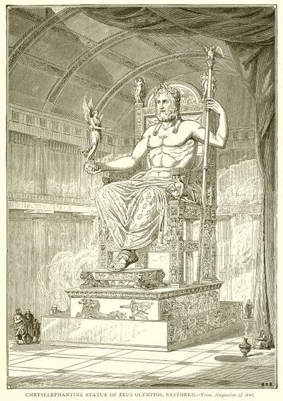 Zeus Olympioksen Chryselefantine Statie, Restorid tekijältä English School