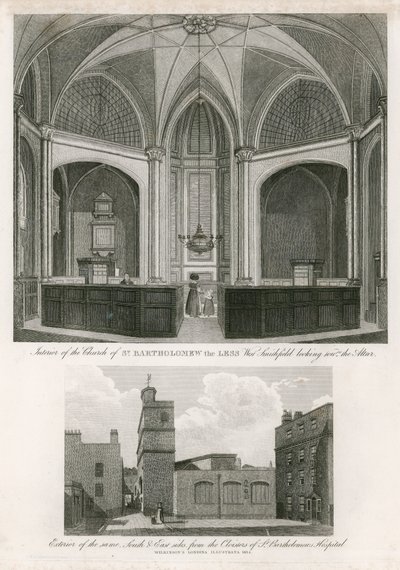 Pyhän Bartolomeus Pienen kirkko, West Smithfield tekijältä English School