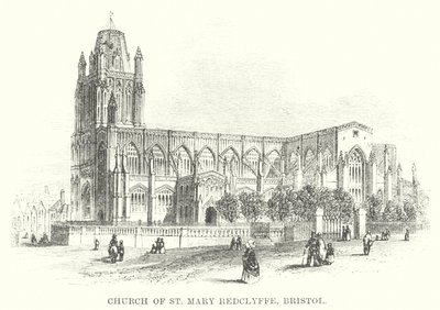 St Mary Redclyffen kirkko, Bristol (kaiverrus) tekijältä English School