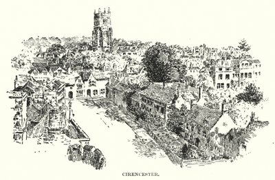Cirencester (litografia) tekijältä English School