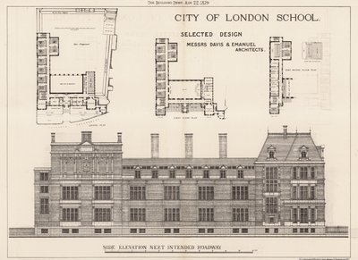 City of London School; sivun korkeus tekijältä English School