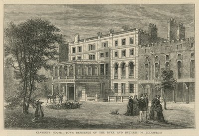 Clarence House, Edinburghin herttuan ja herttuattaren asuinpaikka tekijältä English School