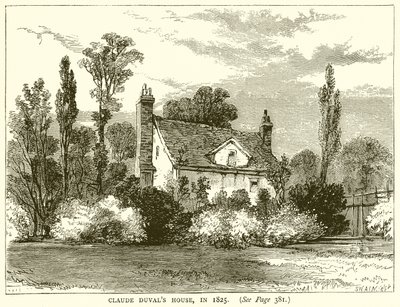 Claude Duvalsin talo vuonna 1825 tekijältä English School