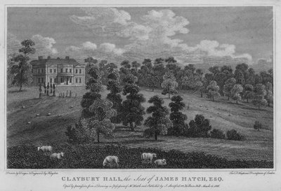 Claybury Hall, James Hatchin istuin (kaiverrus) tekijältä English School