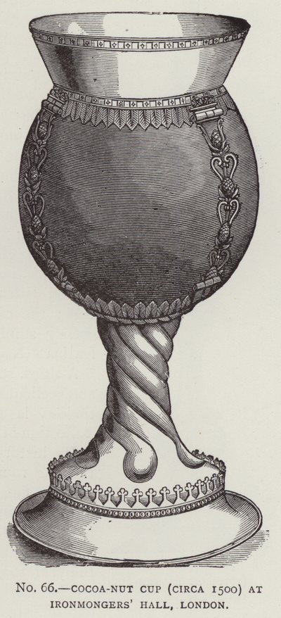 Cocoa-nut Cup (noin 1500) Ironmongers