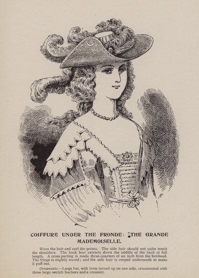 Fronde-ajan kampaus, Grande Mademoiselle (kaiverrus) tekijältä English School