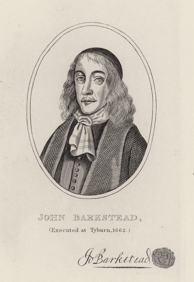 Eversti John Barkstead (kaiverrus) tekijältä English School