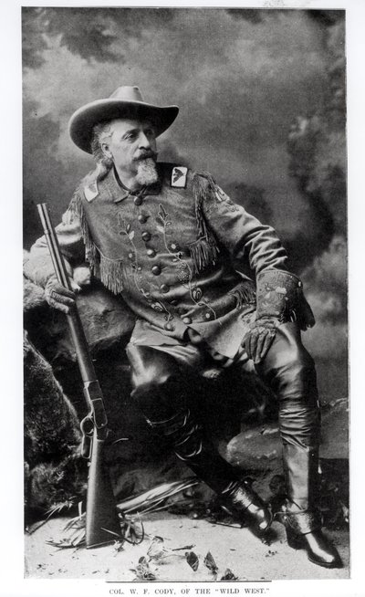 Eversti William Frederick Cody, joka tunnetaan myös nimellä Buffalo Bill, 1903 tekijältä English School