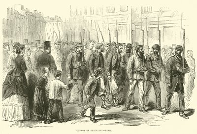 Karkureiden saattue, Pariisi, lokakuu 1870 tekijältä English School