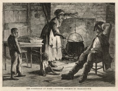 Katkarapujen keittäminen Charlestownissa tekijältä English School