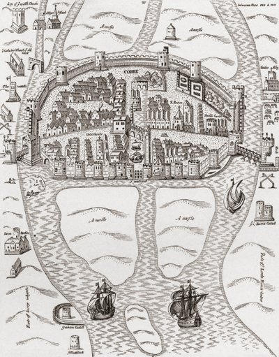 Cork, Corkin kreivikunta, Irlanti vuonna 1633, J. R. Greenin teoksesta A Short History of the English People, julkaistu 1893 tekijältä English School
