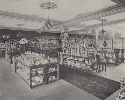 Corner in the China Showrooms, Harrods (litho) tekijältä English School