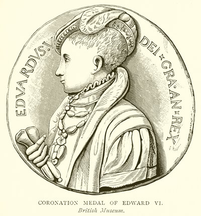 Edward VI:n kruunausmitali tekijältä English School