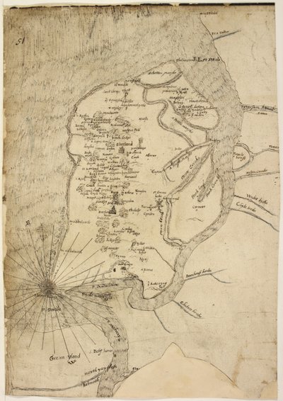 Cotton Augustus I.i f.51 Mapa de l
