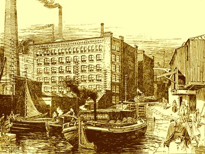 Cotton Mills, Miles Platting, Manchester, lähteestä 