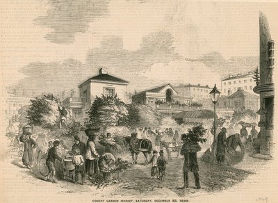 Covent Garden Market, 22. joulukuuta 1849 tekijältä English School