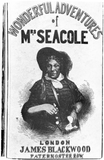 The Wonderful Adventures of Mrs Seacolen ensimmäisen painoksen kansi, jonka on julkaissut James Blackwood Paternoster Row
