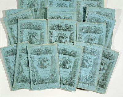Kannet Charles Dickensin (1812-70) Monthly Issues of Little Dorritista, julkaistu n. 1856 tekijältä English School