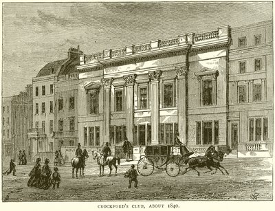 Crockfords Club, noin 1840 tekijältä English School