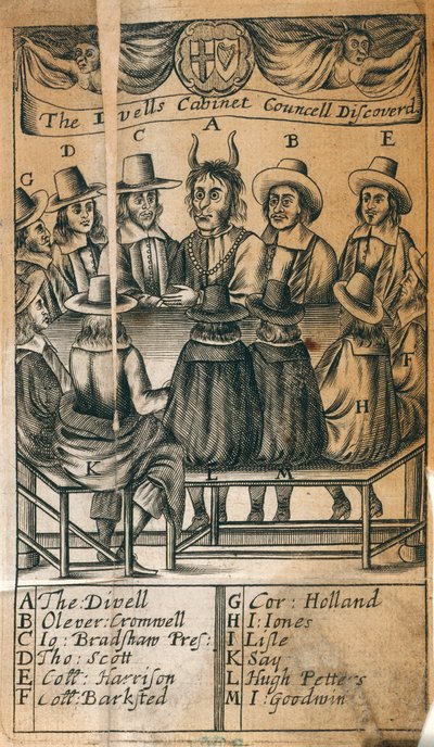 Cromwell and Cabinet, The Devils Cabinet-Councellilta. löydetty...