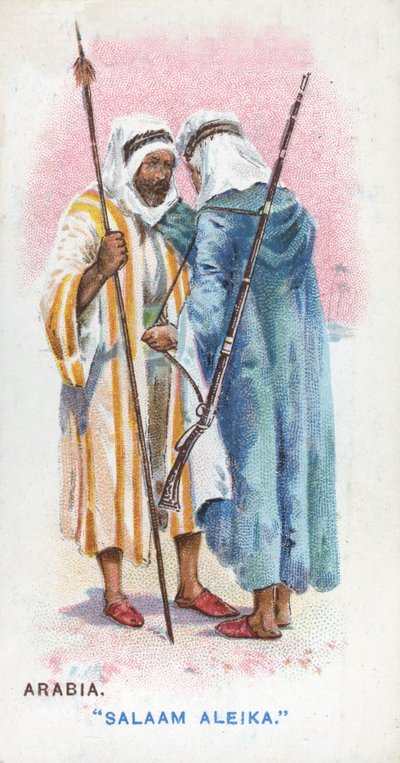 Tavanomainen tervehdys Arabiassa, 1907 tekijältä English School