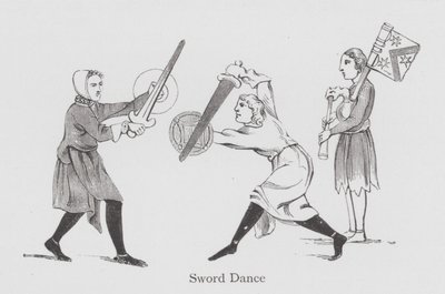 Tanssi: Sword Dance (litho) tekijältä English School