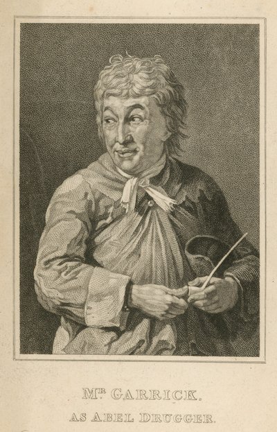 David Garrick, näyttelijä, Abel Druggerina tekijältä English School