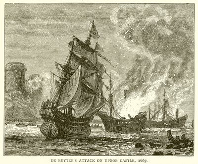 De Ruytersin hyökkäys Upnorin linnaan, 1667 tekijältä English School