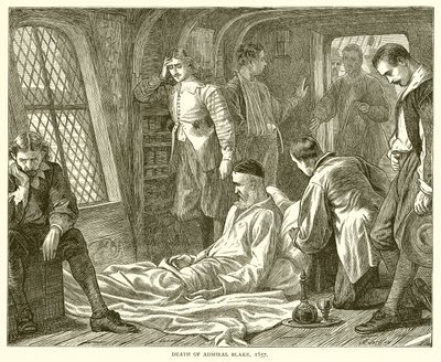 Amiraali Blaken kuolema, 1657 tekijältä English School