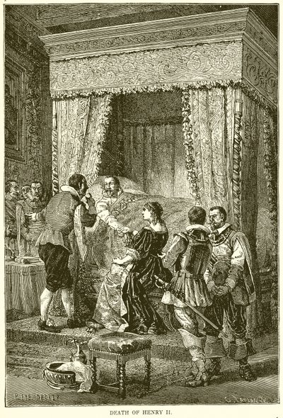 Henrik II:n kuolema tekijältä English School