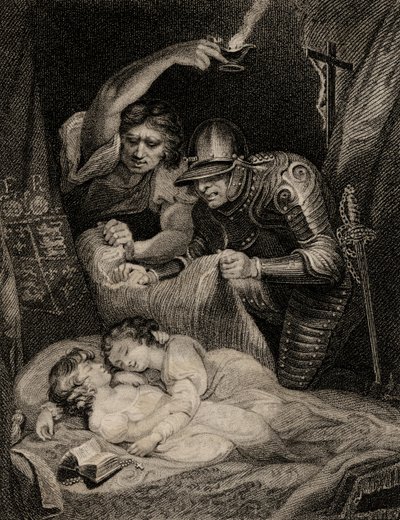Kuningas Edward V:n (1470-83) ja hänen veljensä Richardin (1472-83) Yorkin herttuan kuolema tekijältä English School