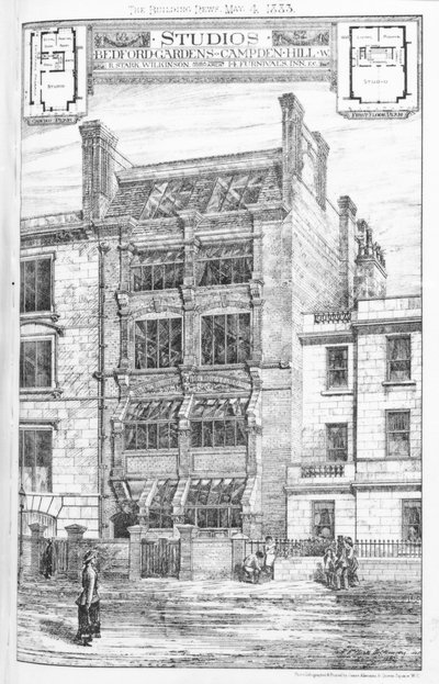Disenyo para sa mga Studio sa Bedford Gardens, Campden Hill, London, mula sa 