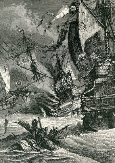 Espanjan armadan tuho, 1865 tekijältä English School